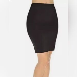 SPANX Black Bod-a-Bing Double Layer Pencil Skirt With Secret Slimming Liner